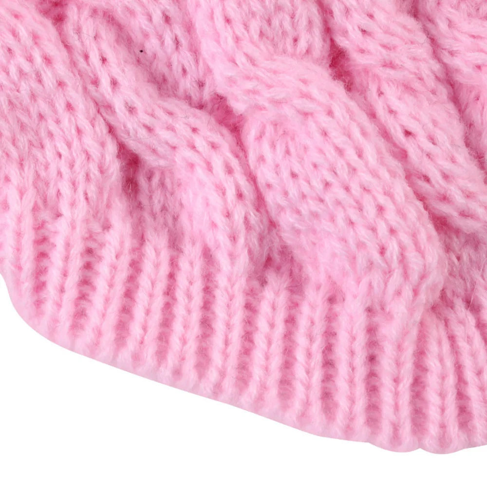 Cable Knit Dog Sweater - Warm Autumn and Winter Pullover
