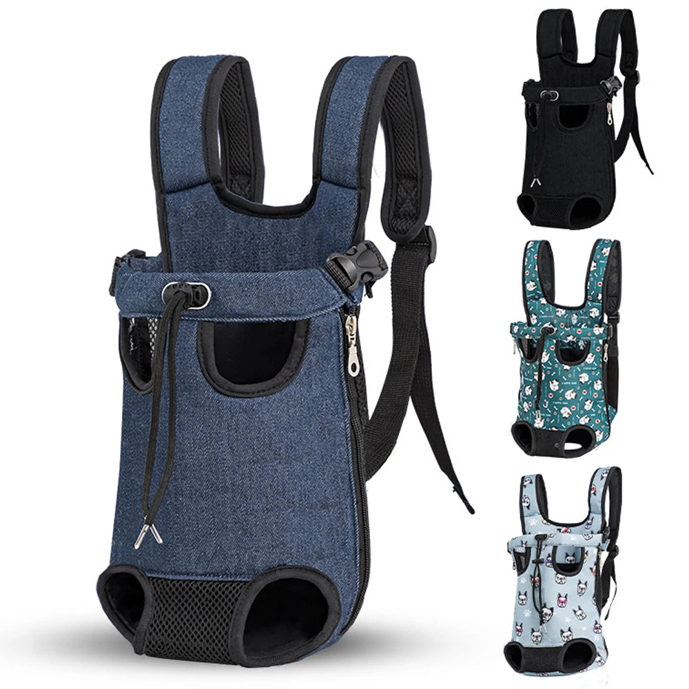 Camouflage Dog Travel Bag - Breathable Mesh Carrier for Puppies