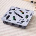 Cat Puzzle Maze Box - Felt Interactive Toy with Bell Balls
