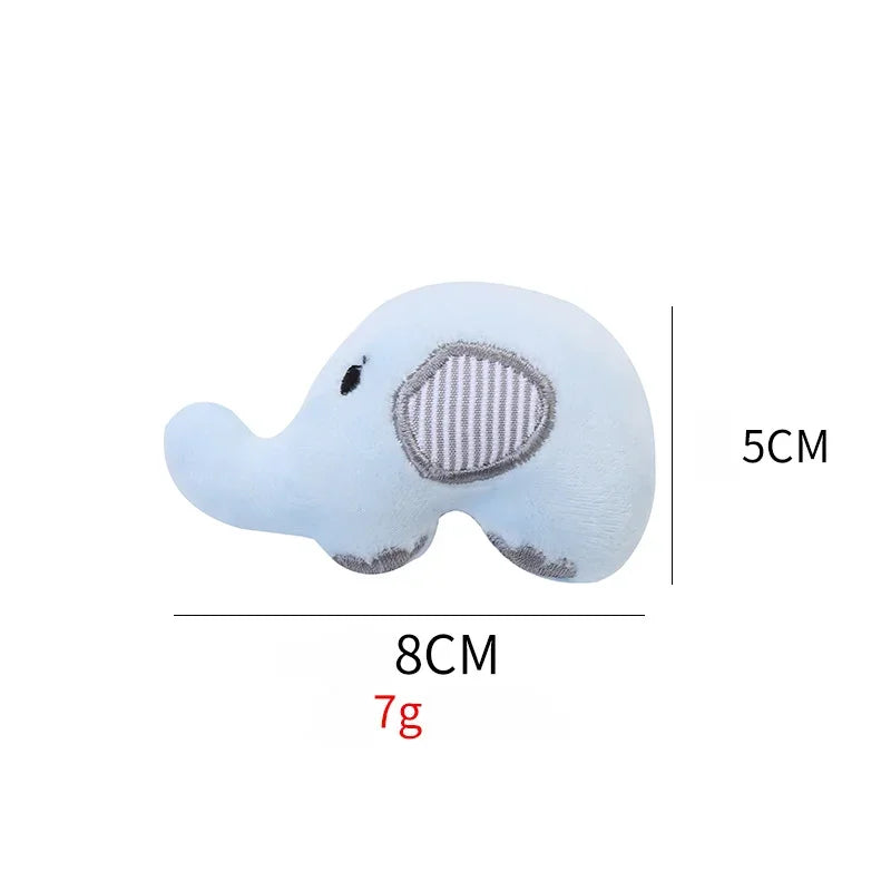 Catnip Plush Cat Toys - Elephant, Hedgehog and Bird Shapes