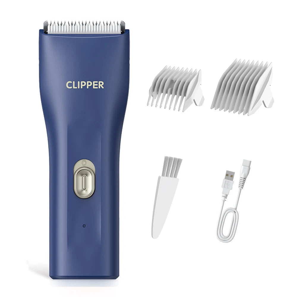 Dog Grooming Clipper - USB Rechargeable Waterproof Pet Trimmer