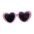 Heart-Shaped Pet Sunglasses - Photo Accessory for Dogs and Cats