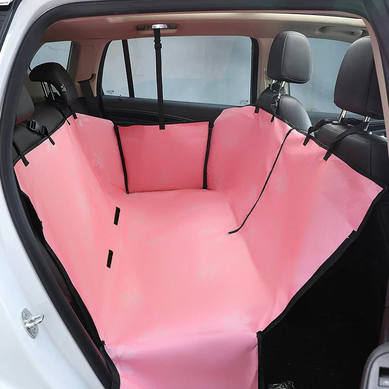 Dog Car Hammock - Waterproof Rear Seat Cover for Medium and Large Dogs