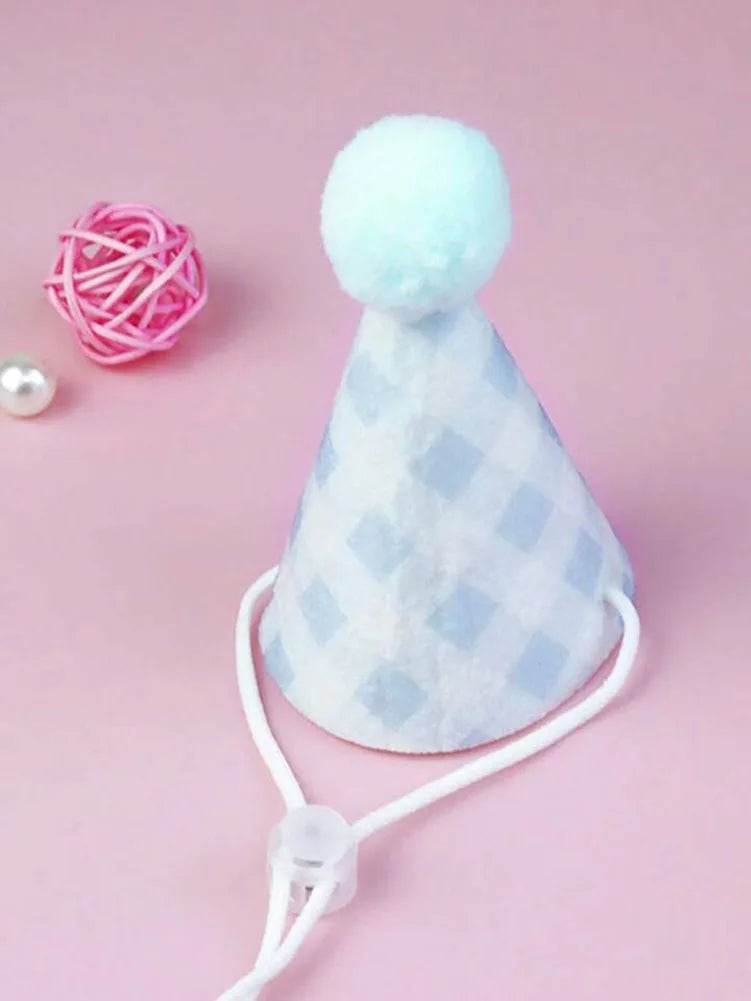Pet Birthday Set - Party Hat and Bib Bandana for Dogs and Cats