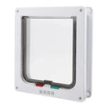 Magnetic Cat Flap Door - 4-Way Lock Pet Gate for Doors and Windows
