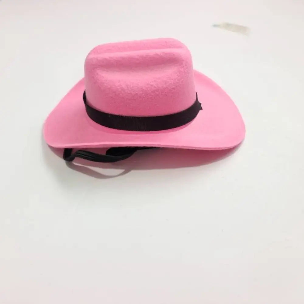 Dog Cowboy Hat - Adjustable Summer Headwear for Cats and Dogs