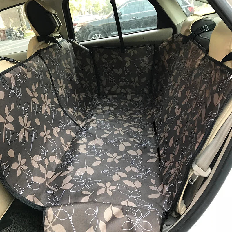 Dog Car Hammock - Waterproof Rear Seat Cover for Medium and Large Dogs