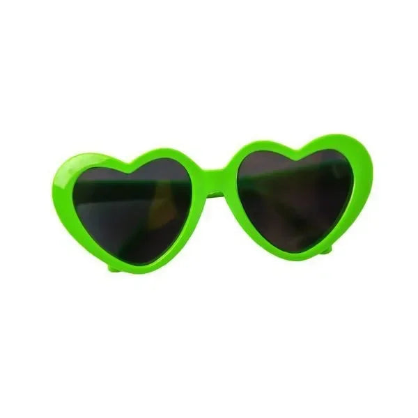 Heart-Shaped Pet Sunglasses - Photo Accessory for Dogs and Cats