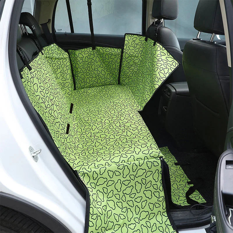 Dog Car Hammock - Waterproof Rear Seat Cover for Medium and Large Dogs