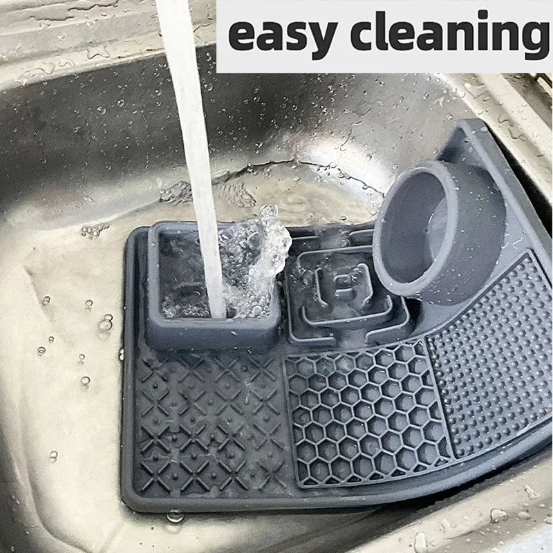 Calming Licking Mat & Slow Feeder for Dogs and Cats