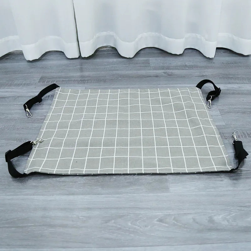 Hanging Cat Cage Hammock - Double-Sided Bed with Adjustable Straps