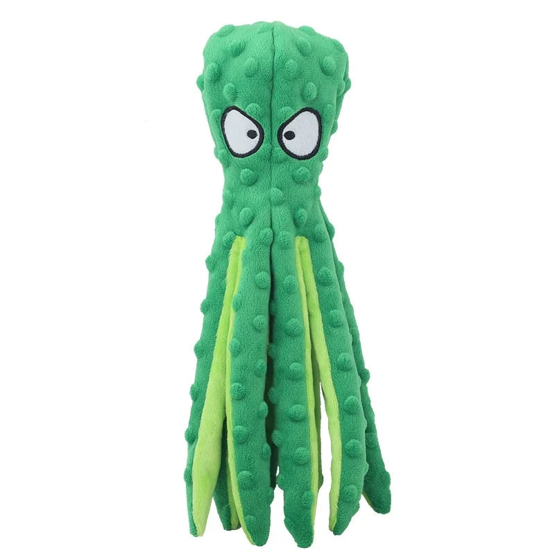 Squeaky Fleece Dog Toy - Soft Indoor Chew for Puppies and Kittens