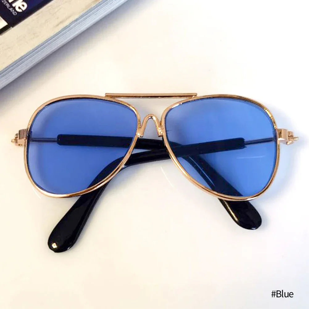 Cat Sunglasses - Colored Lens Photo Props for Cats and Small Dogs