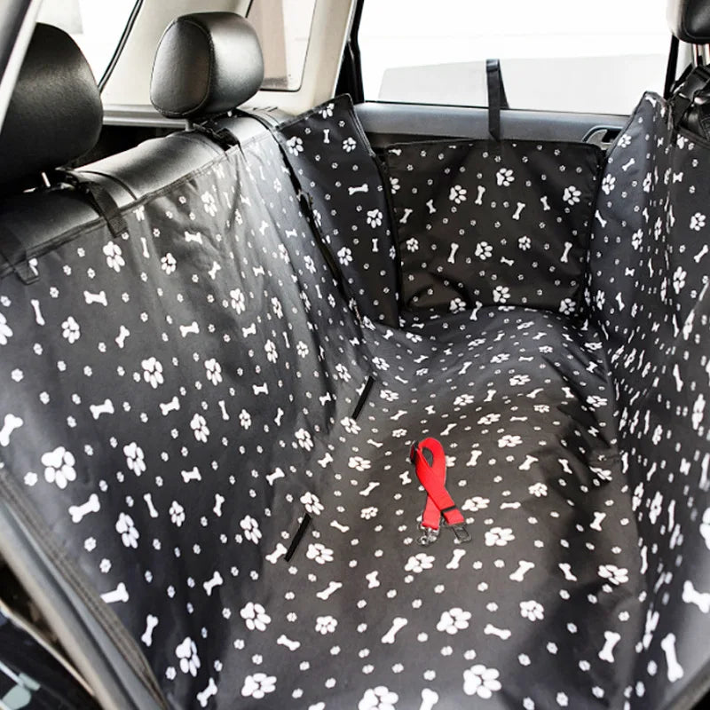 Dog Car Hammock - Waterproof Rear Seat Cover for Medium and Large Dogs