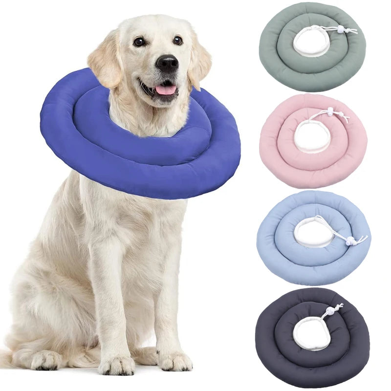 Donut Recovery Collar for Dogs - Soft Alternative to a Plastic Cone