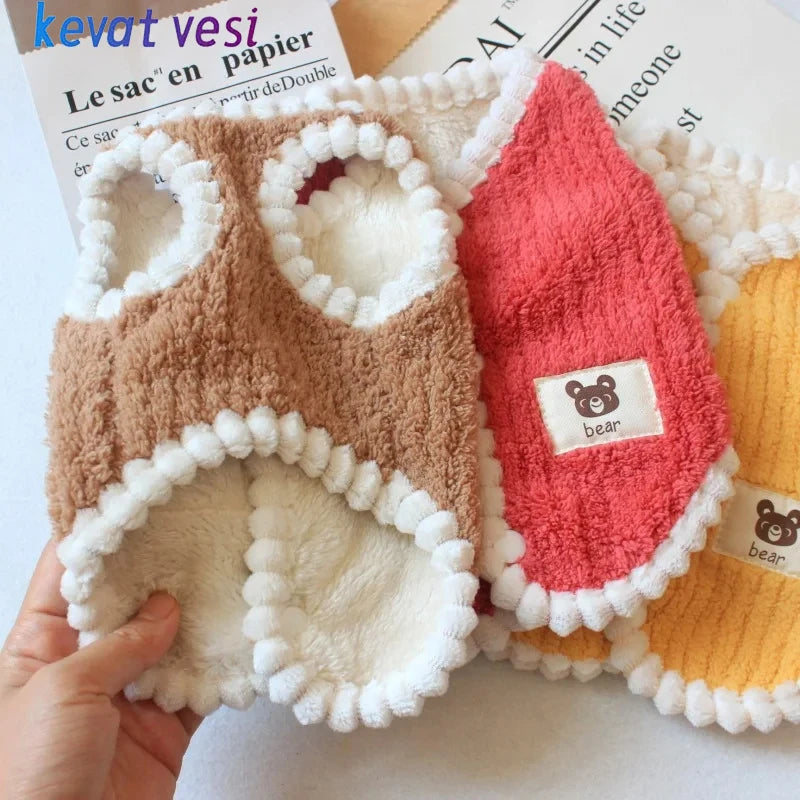 Soft Fleece Dog Coat - Warm Winter Jacket for Small Dogs and Cats