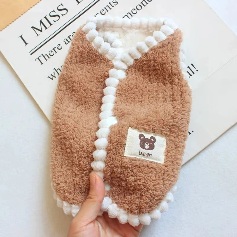 Soft Fleece Dog Coat - Warm Winter Jacket for Small Dogs and Cats
