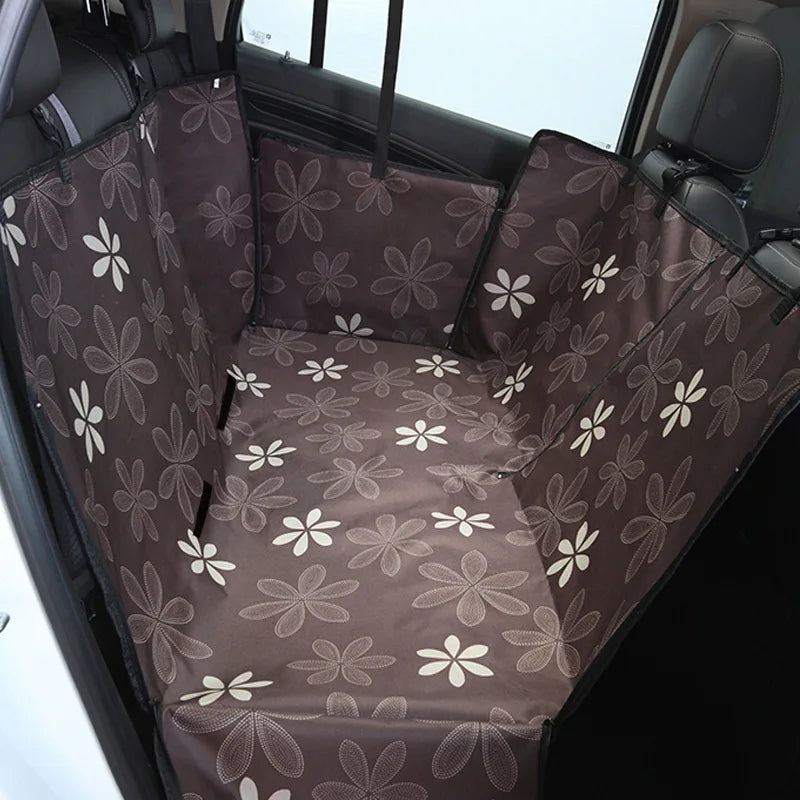 Dog Car Hammock - Waterproof Rear Seat Cover for Medium and Large Dogs