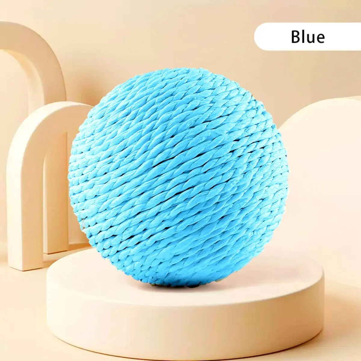 Large Sisal Cat Scratching Ball 10cm - Oversized Claw and Bite Toy
