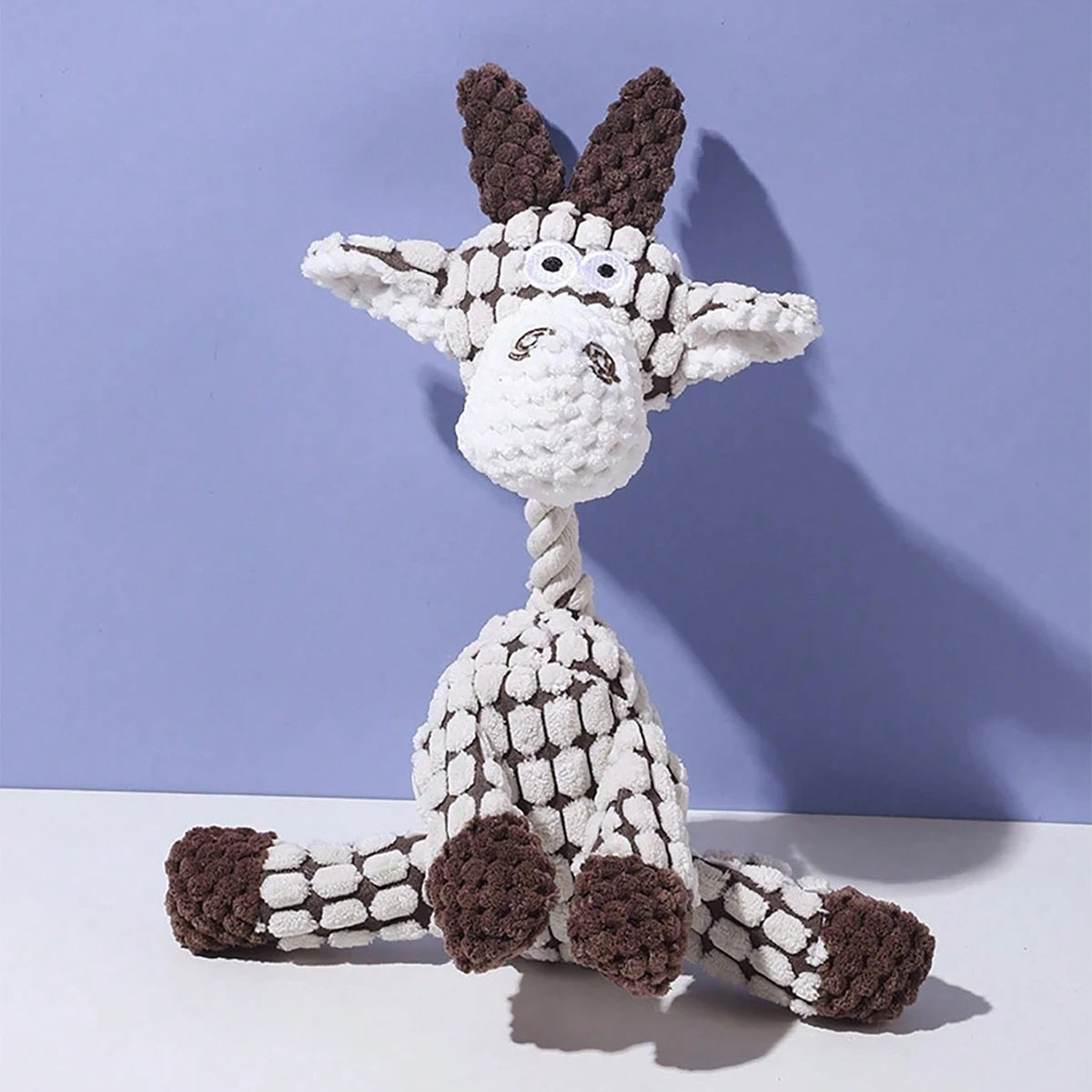 Donkey Plush Dog Toy - Squeaky Teething Toy for Puppies