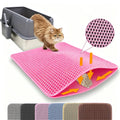 Double Layer Cat Litter Mat - Non-Slip Waterproof Litter Trapper