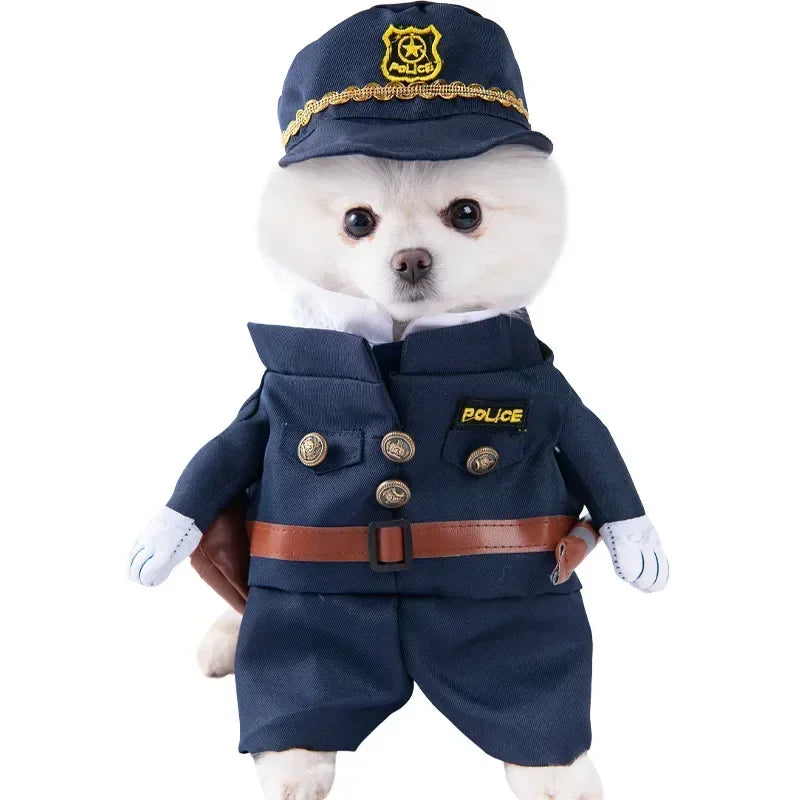 Halloween Pet Costume - Funny Standing Dress-Up Outfit for Dogs and Cats