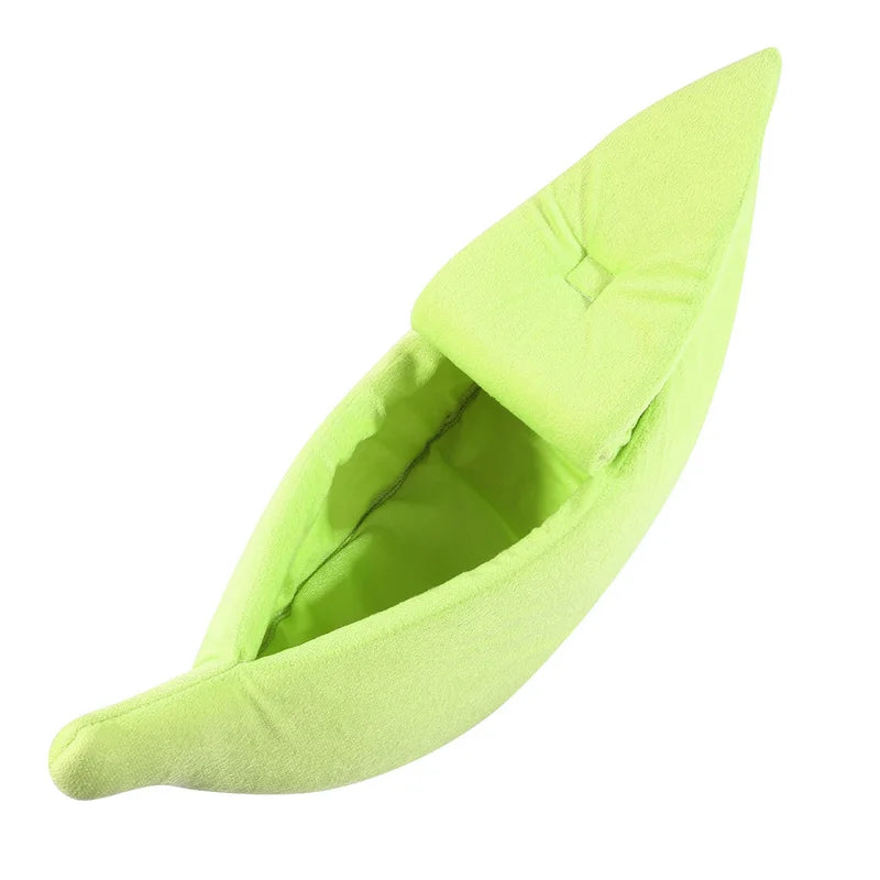 Banana Cat Sleeping Bag - Semi-Enclosed Warm Plush Nest House