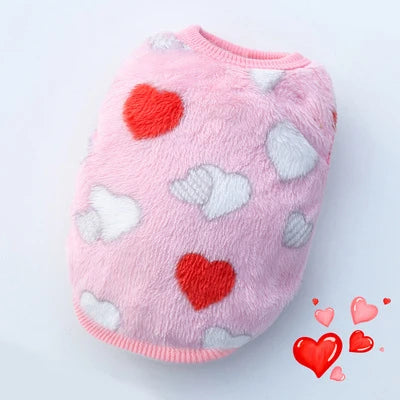 Puppy Puffer Jacket - Flannel Lined Winter Vest for Small Dogs