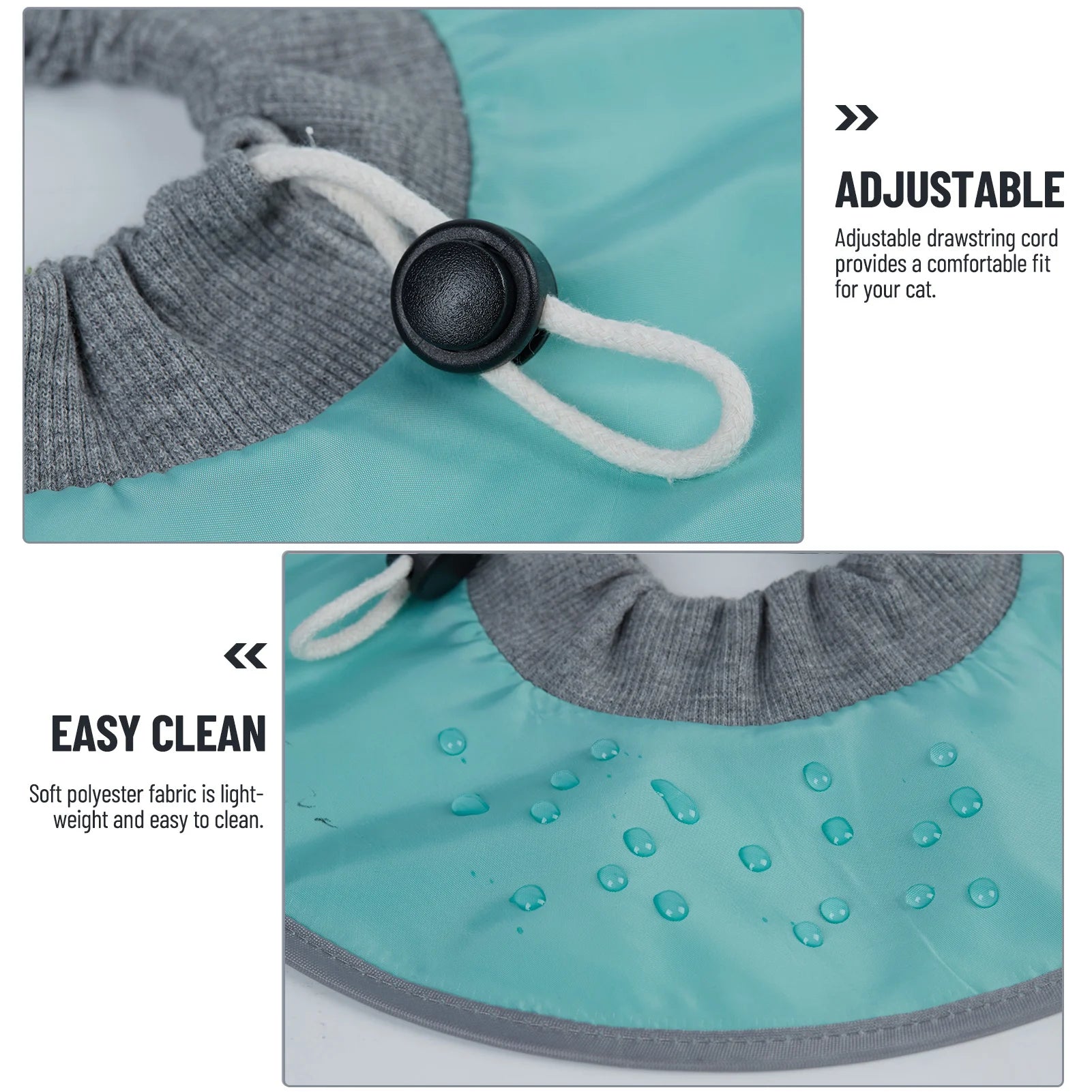 Reusable Pet Recovery Collar - Anti-Lick Cone for Cats and Dogs