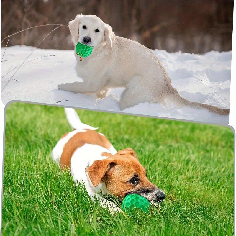 Tough Rubber Chew Ball for Aggressive Chewers - Beef Flavour