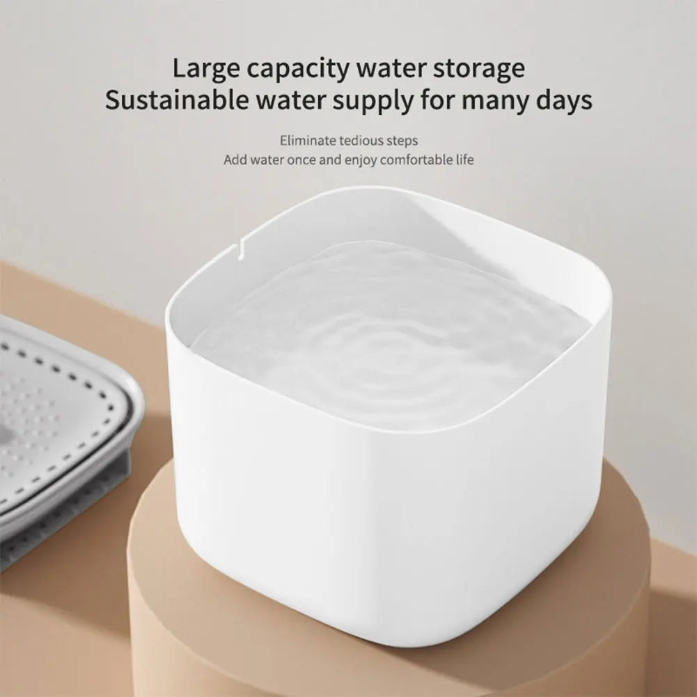 3L Cat Water Fountain - Filtered USB Drinking Dispenser, Quiet Pump