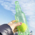 Beer Bottle Dog Toy with Tennis Ball - TPR Squeaky Chew