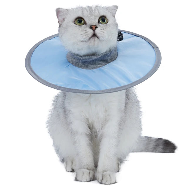 Reusable Pet Recovery Collar - Anti-Lick Cone for Cats and Dogs