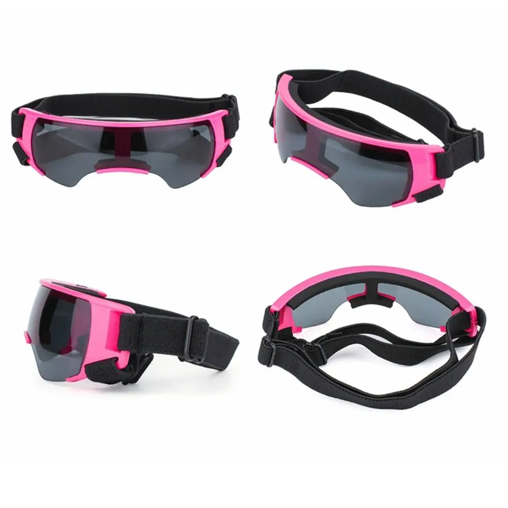 Dog Goggles with UV Protection - Adjustable Strap Sunglasses