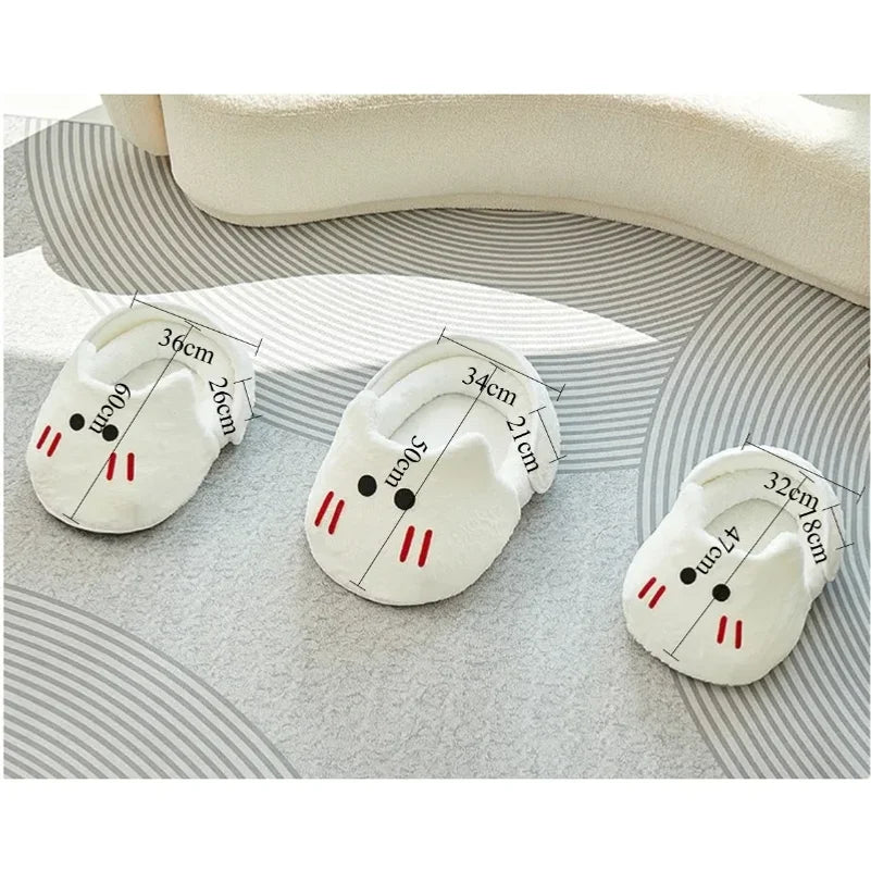 Semi-Enclosed Cat Kennel - Warm Slipper-Shape Bed for All Seasons