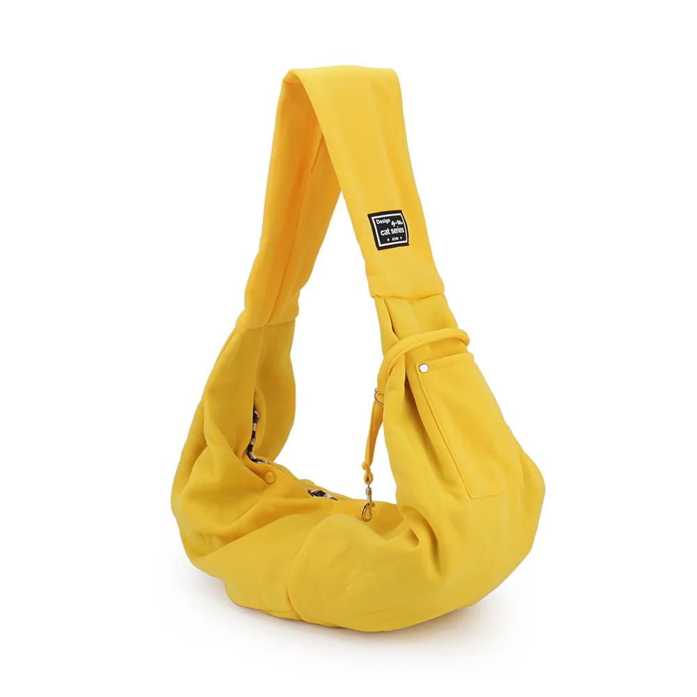 Pet Shoulder Bag with Phone Pocket - Travel Handbag Carrier