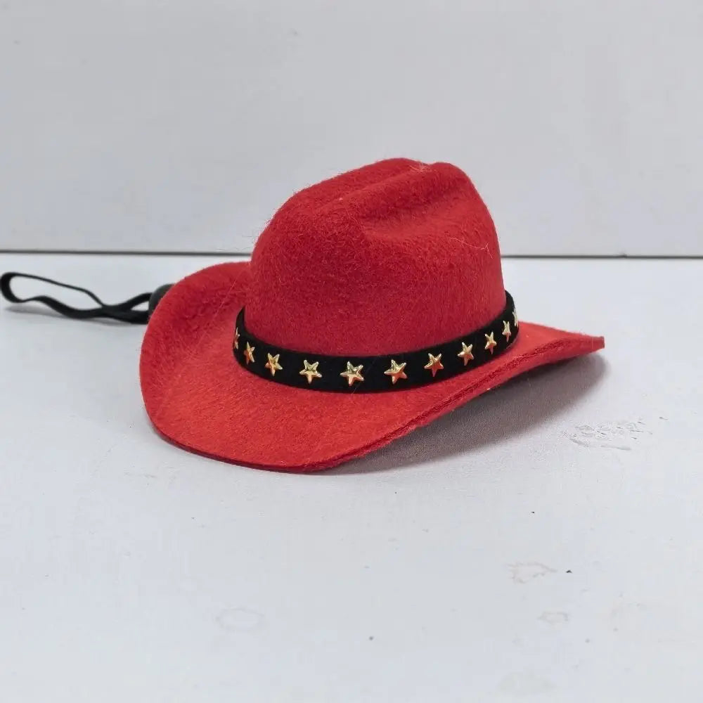 Dog Cowboy Hat - Adjustable Summer Headwear for Cats and Dogs