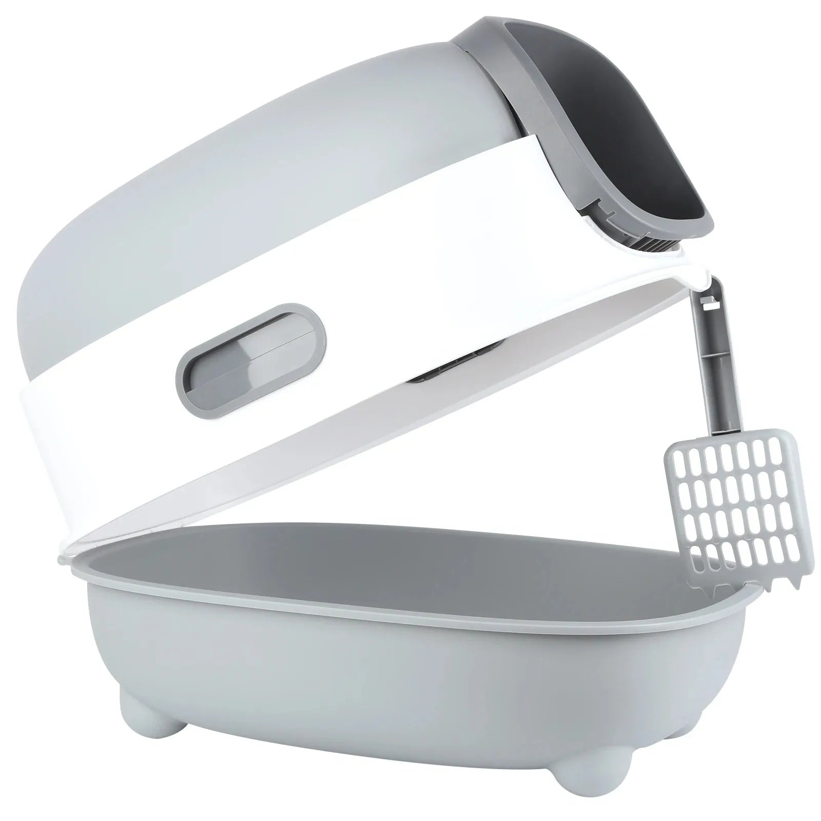 Dome Cat Litter Box - Closed Litter Tray with Scoop, 40x39x56cm