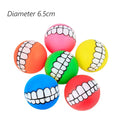 Squeaky Rubber Dog Ball 6cm - Chew and Fetch Toy for Small Dogs