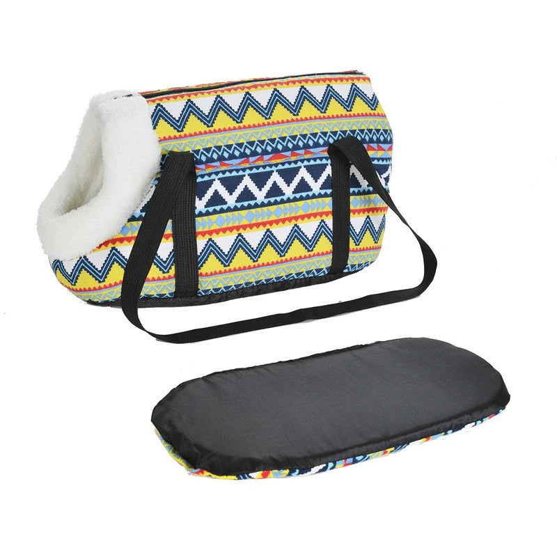 Soft Pet Sling Carrier - Cosy Travel Bag for Chihuahuas and Pugs