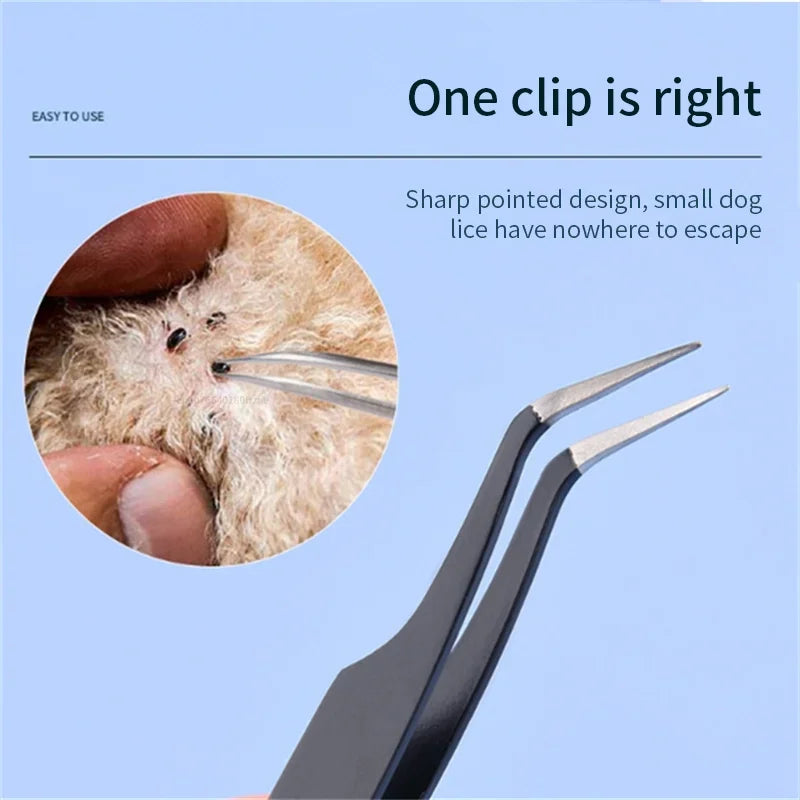 2-in-1 Tick Remover Tool - Professional Tweezers for Pets and People