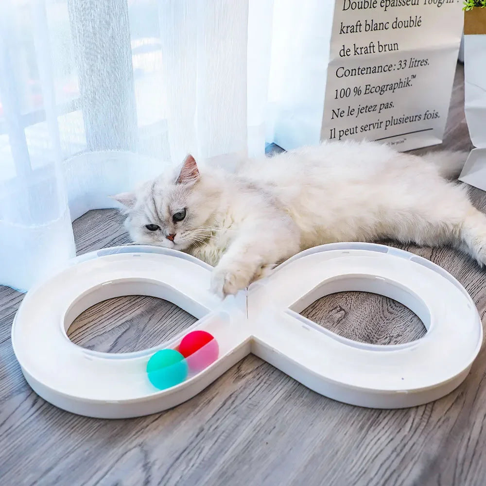 Cat Activity Set - Turntable, Tunnel and Teaser Stick Play Kit