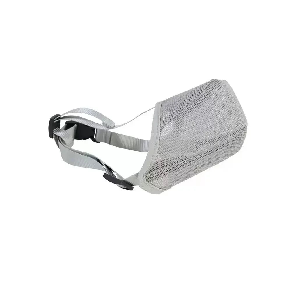 Mesh Dog Muzzle for Large Dogs - Breathable Anti-Scavenging Mask