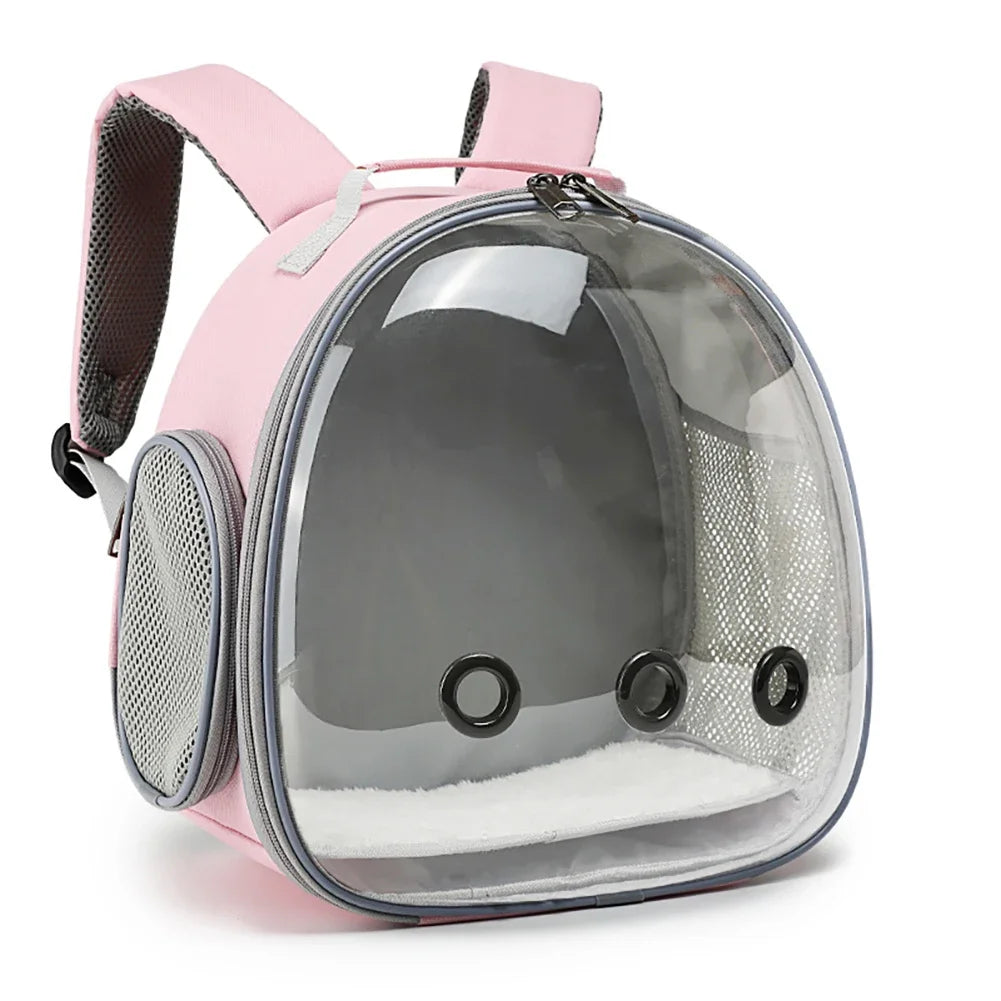 Small Animal Carrier Backpack - Travel Bag for Rabbits and Guinea Pigs
