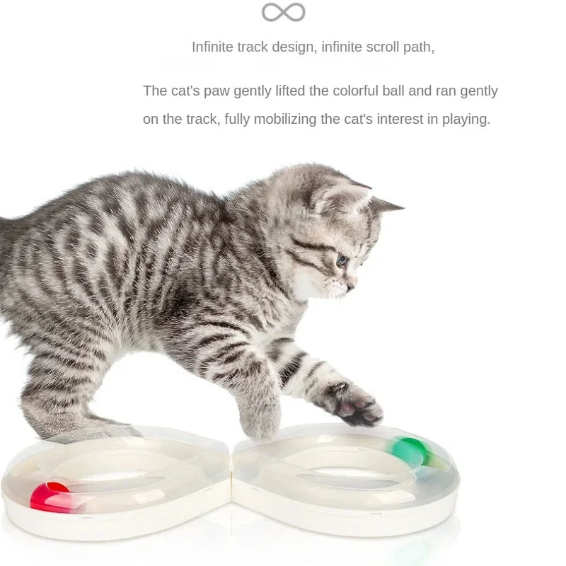 Cat Activity Set - Turntable, Tunnel and Teaser Stick Play Kit