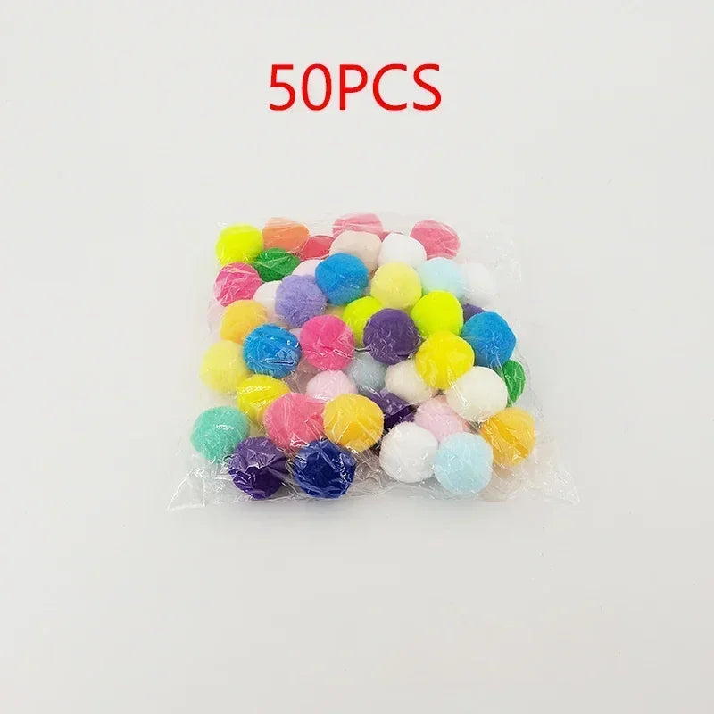 Interactive Cat Pompom Launcher - Chase & Pounce Teaser Toy