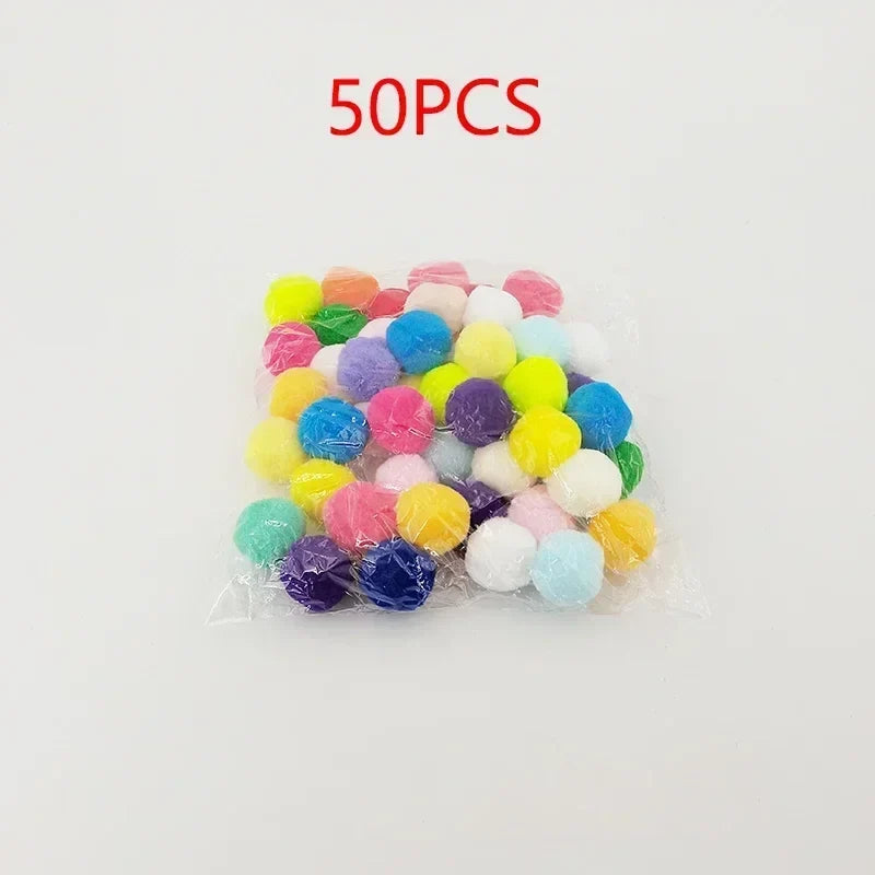 Interactive Cat Pompom Launcher - Chase & Pounce Teaser Toy