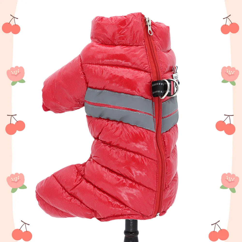 Waterproof Dog Winter Jacket - Thick Cotton Coat for French Bulldogs