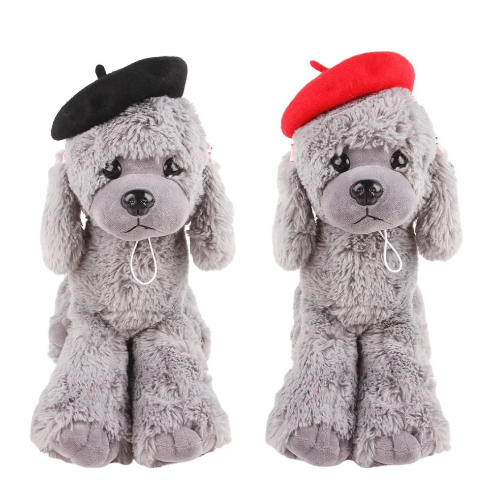 Wool Pet Beret - Adjustable Hat for Cats and Small Dogs