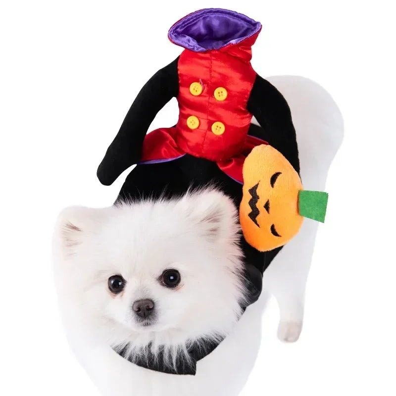 Halloween Pet Costume - Funny Standing Dress-Up Outfit for Dogs and Cats
